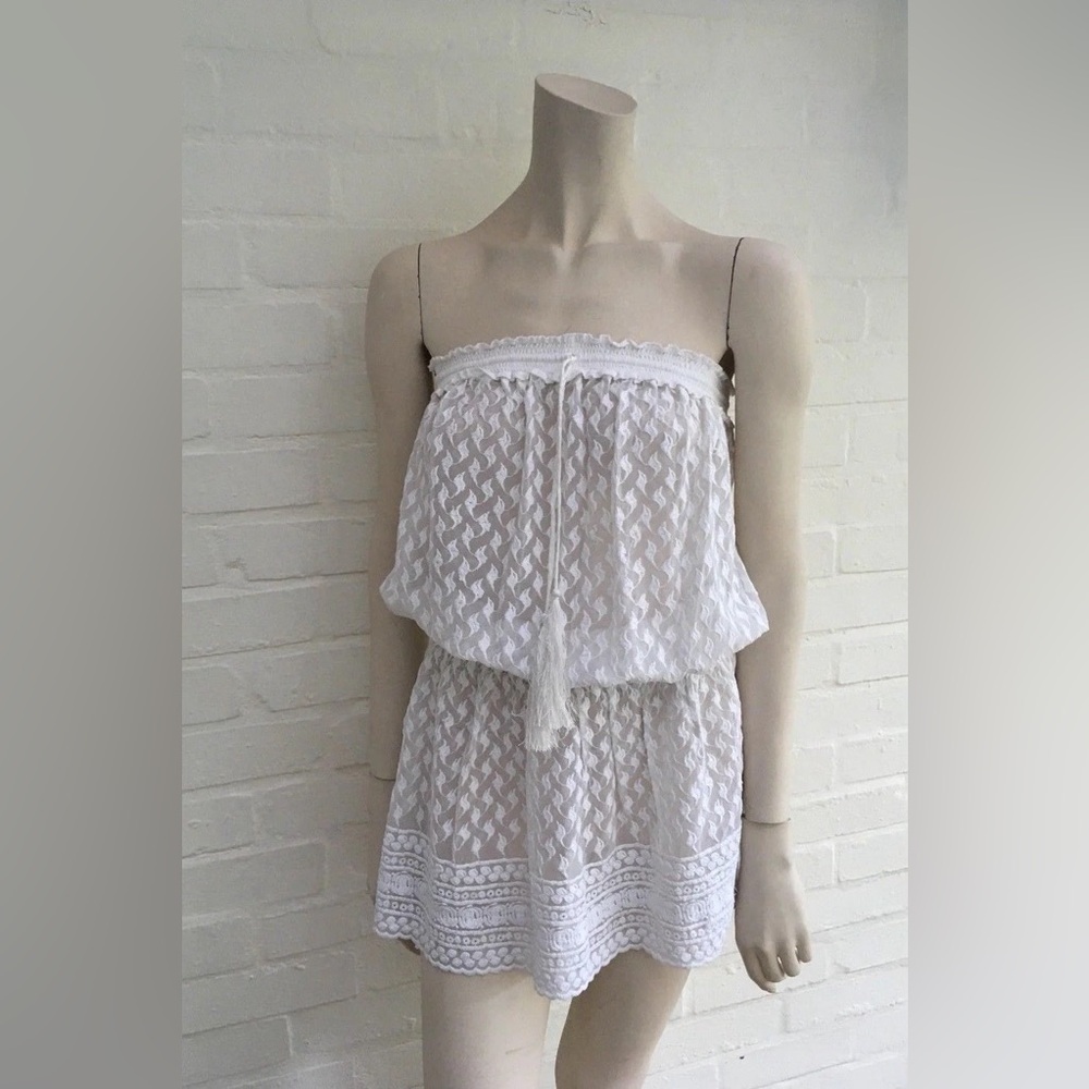 NWOT Melissa Odabash women’s Adela Strapless Cover Up Dress Size M